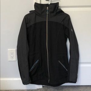 Black All-weather jacket with hood